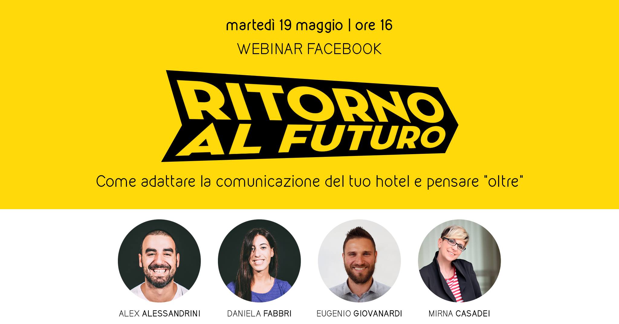 Ritorno al futuro - Webinar su come adattare comunicazione e contenuti del tuo hotel e pensare oltre